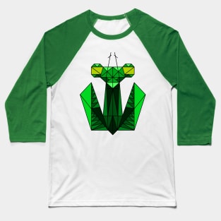 Praying Mantis - Geometric Abstract Baseball T-Shirt